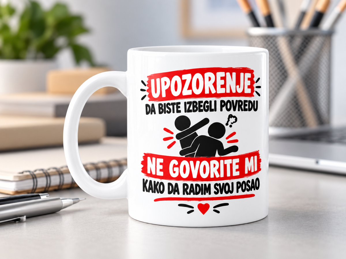 Šolja - Upozorenje