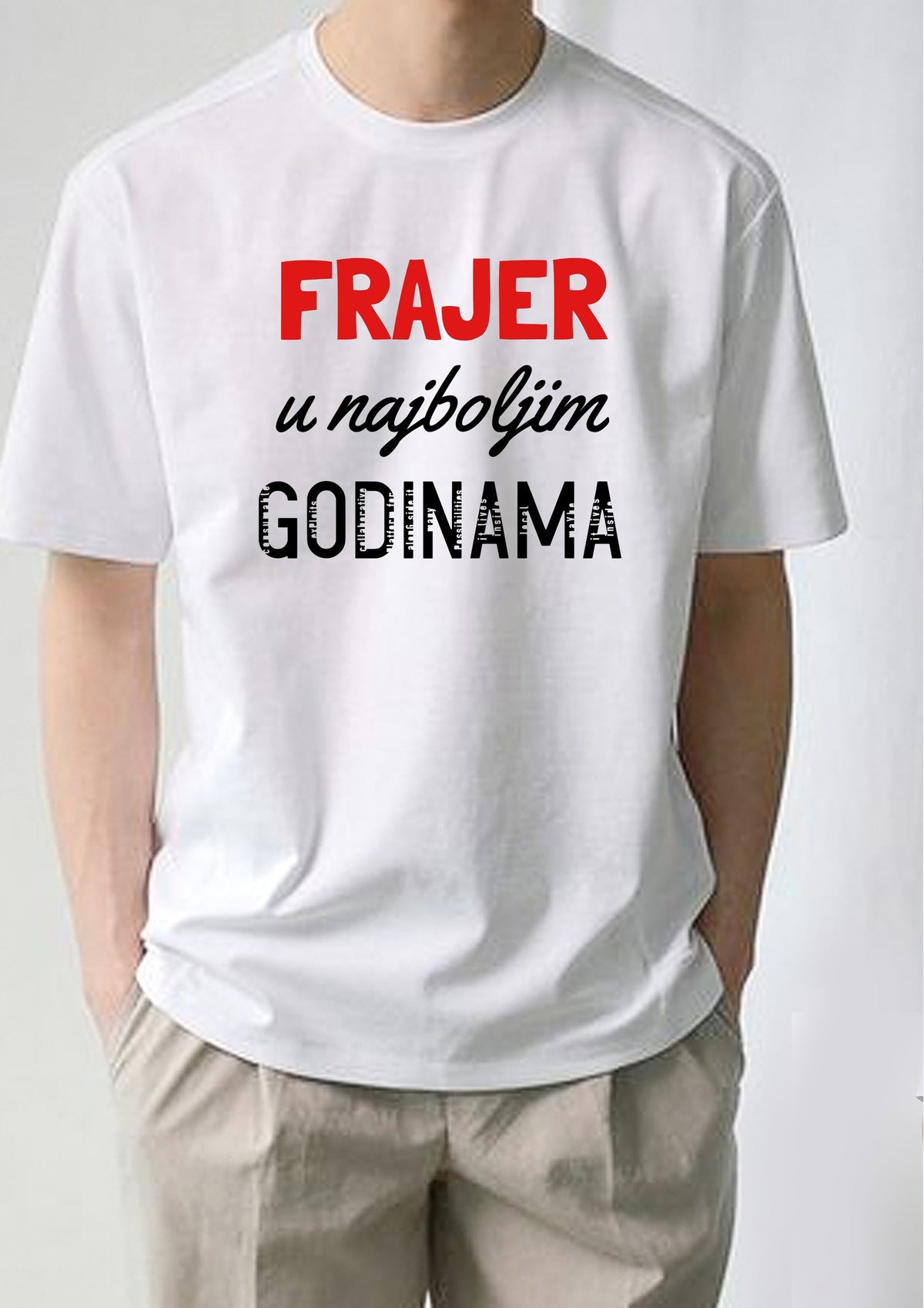 Frajer u najboljim godinama - muška majica