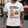 Cisternu piva neka mi dovezu, postao sam tata i dobio princezu - muška majica