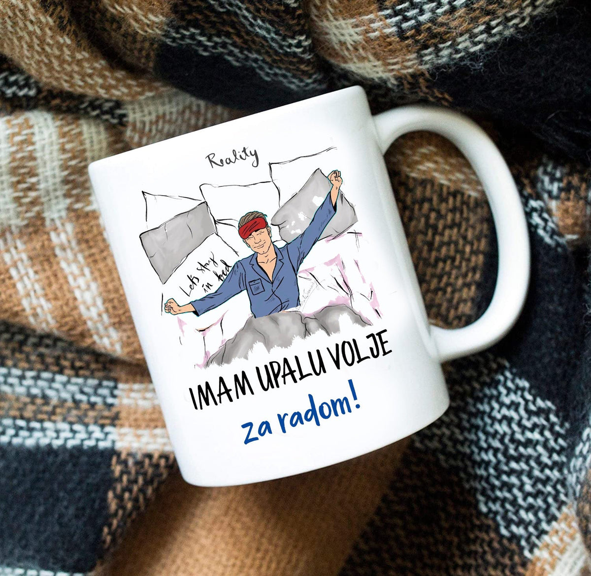 Imam upalu volje za radom - šolja