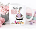 Kako si? Udalji se na sigurno! - šolja