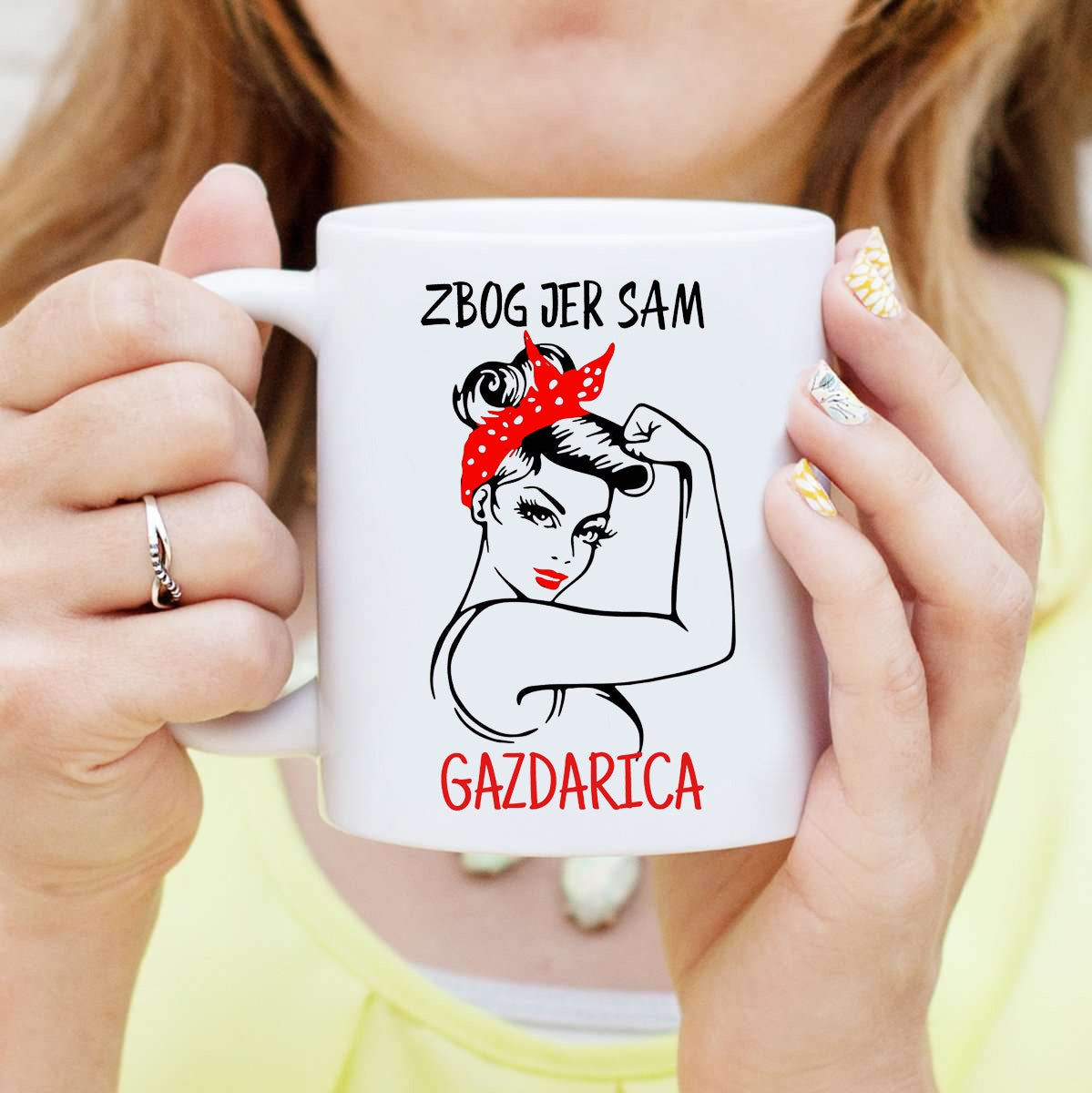 Zbog jer sam gazdarica - šolja
