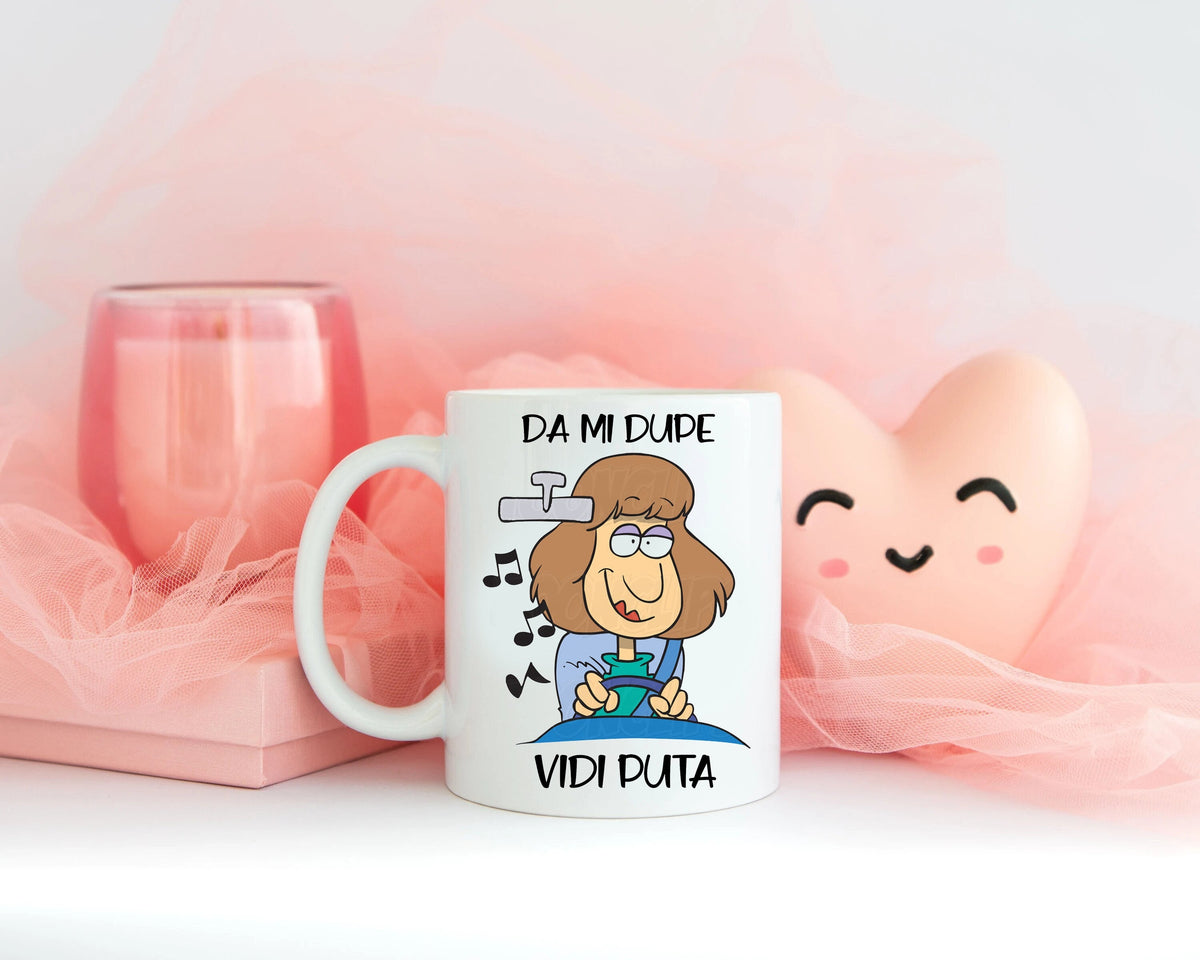 Da mi dupe vidi puta - šolja