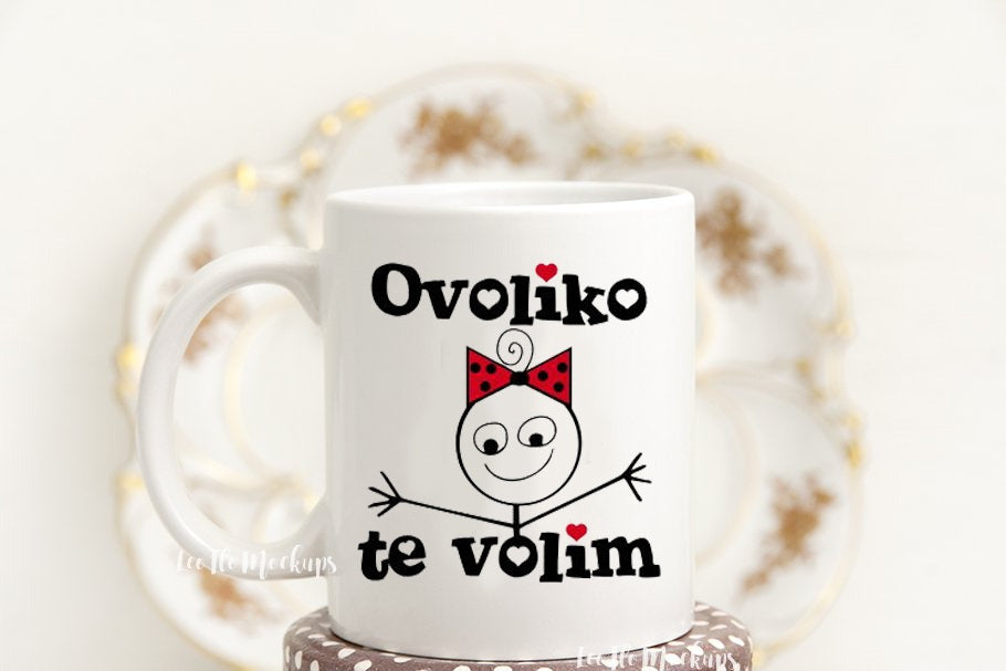 Ovoliko te volim - šolja