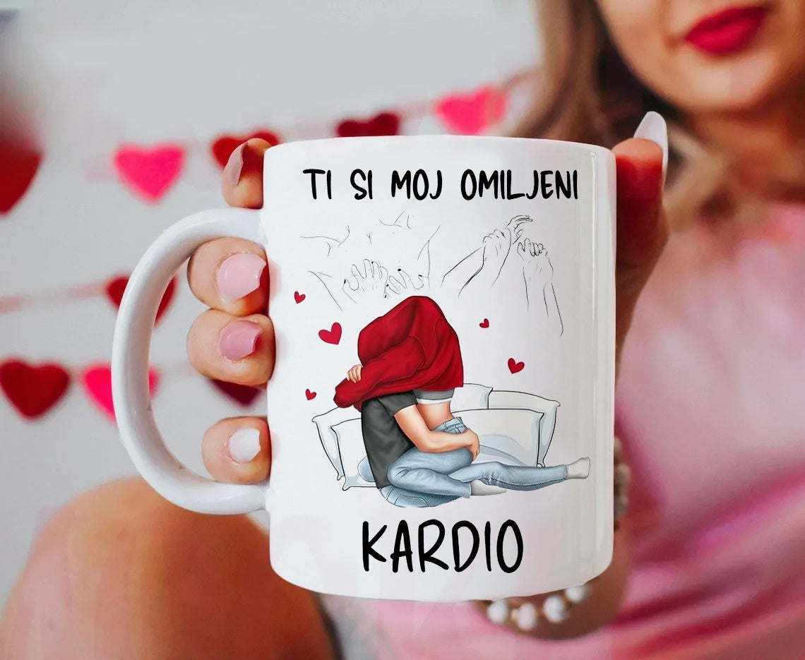 Ti si moj omiljeni kardio - šolja