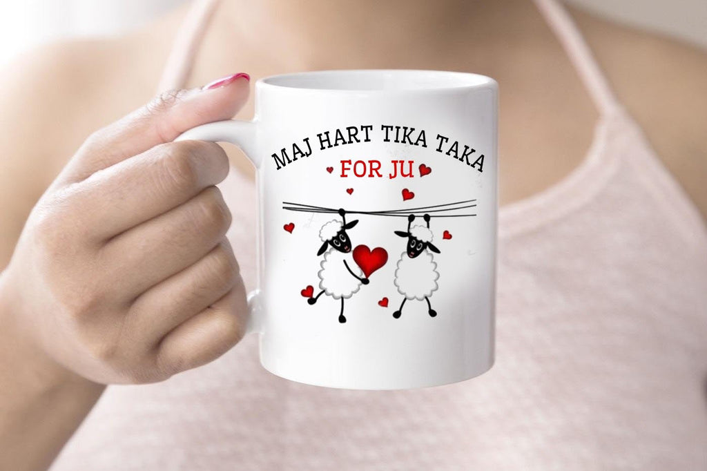 Maj hart tika taka for ju - šolja