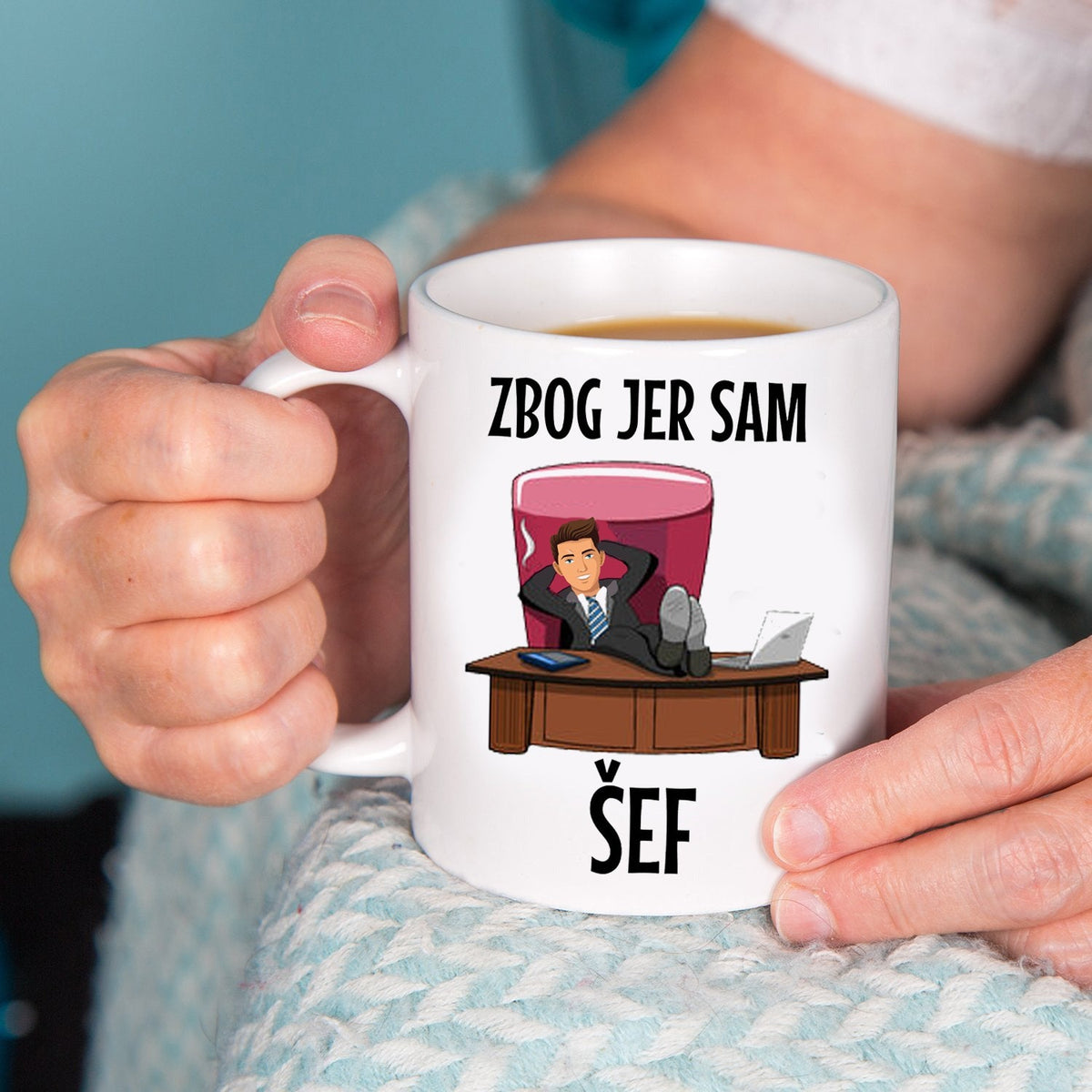 Zbog jer sam šef - šolja