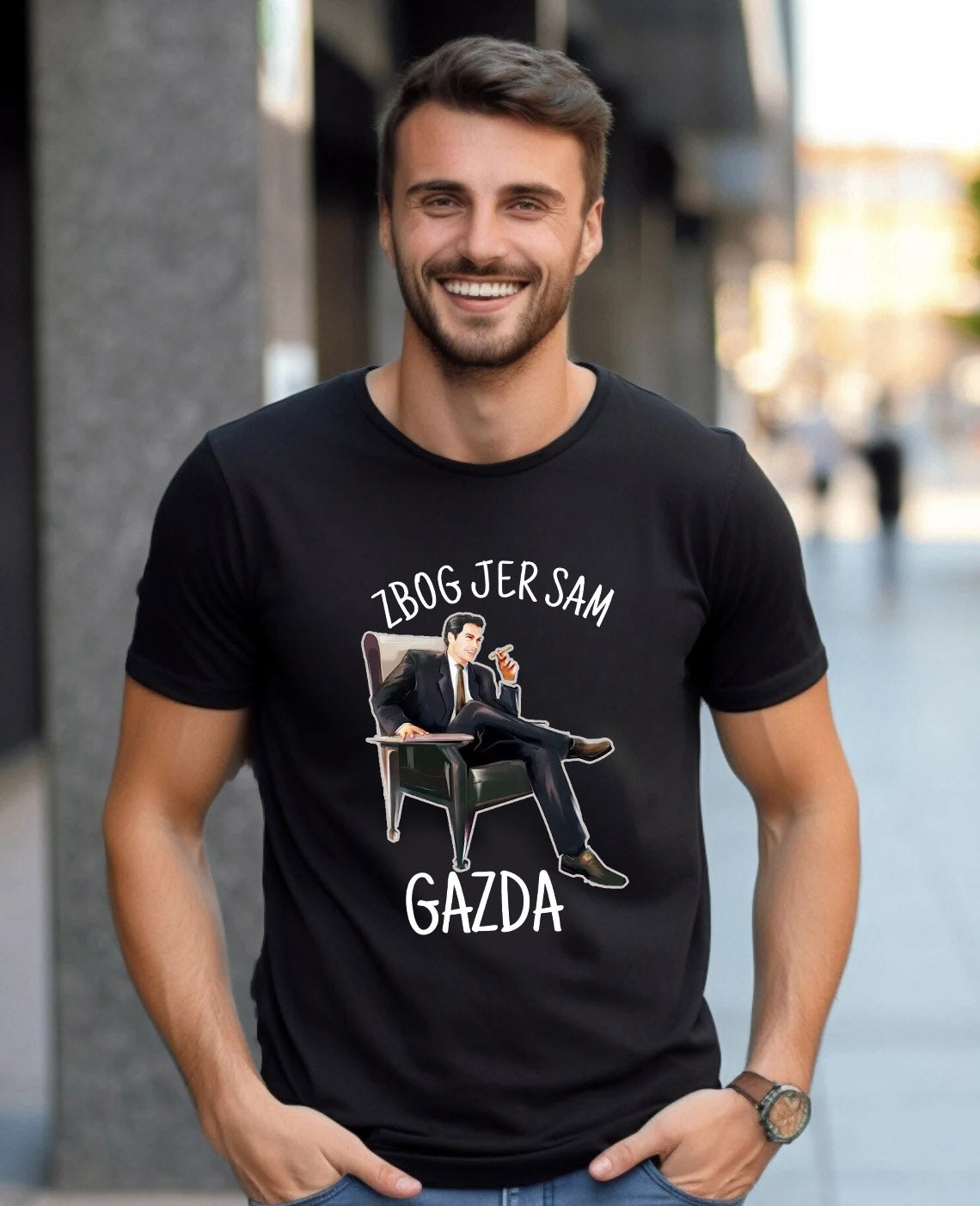 Zbog jer sam gazda - muška majica