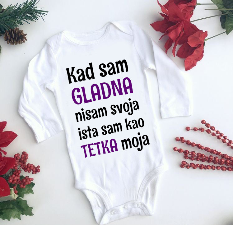 Kad sam gladna nisam svoja, ista sam kao tetka moja