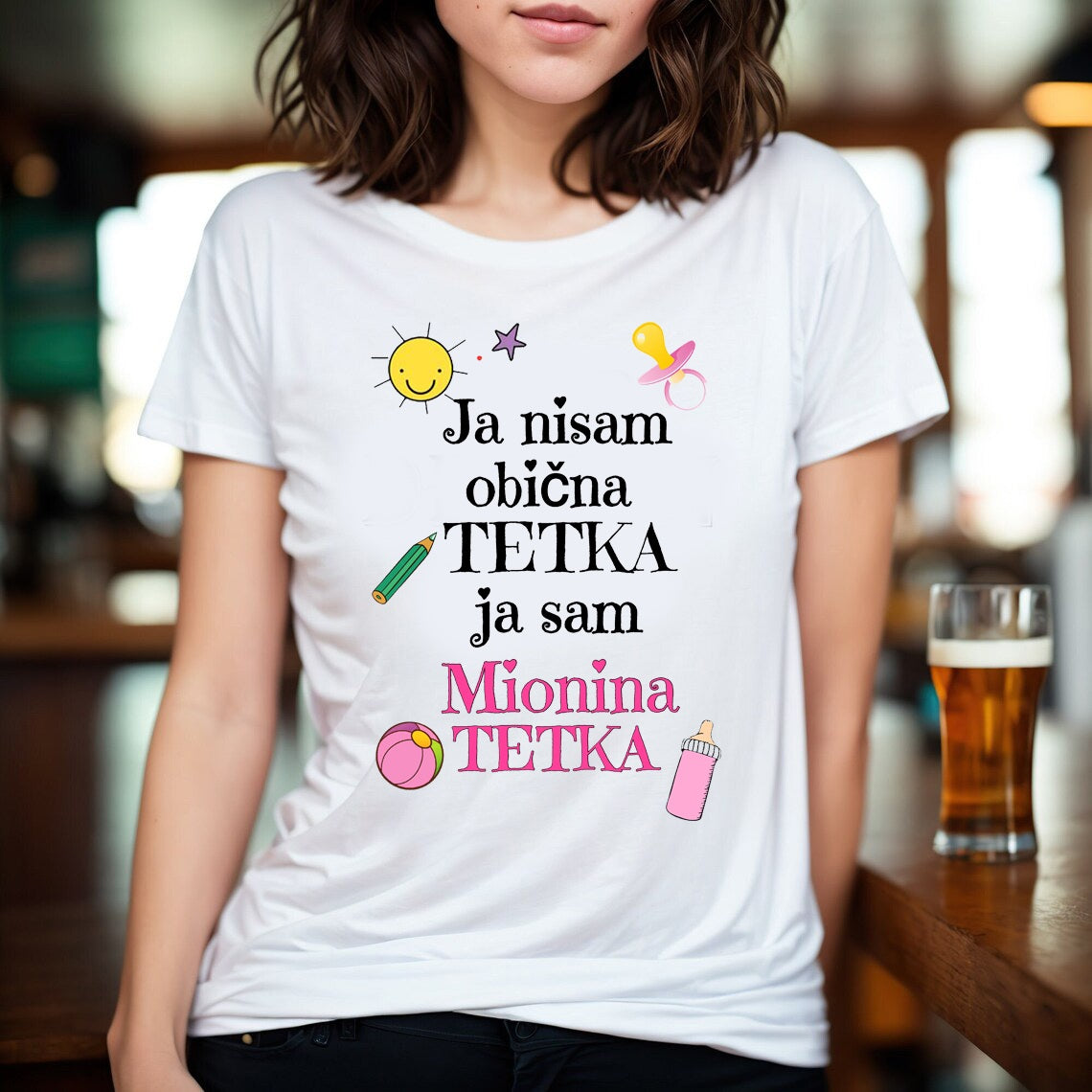 Ja nisam obična tetka, ja sam Mionina tetka - ženska majica