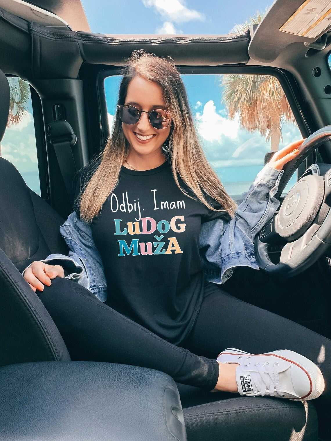Odbij, imam ludog muža - ženska majica