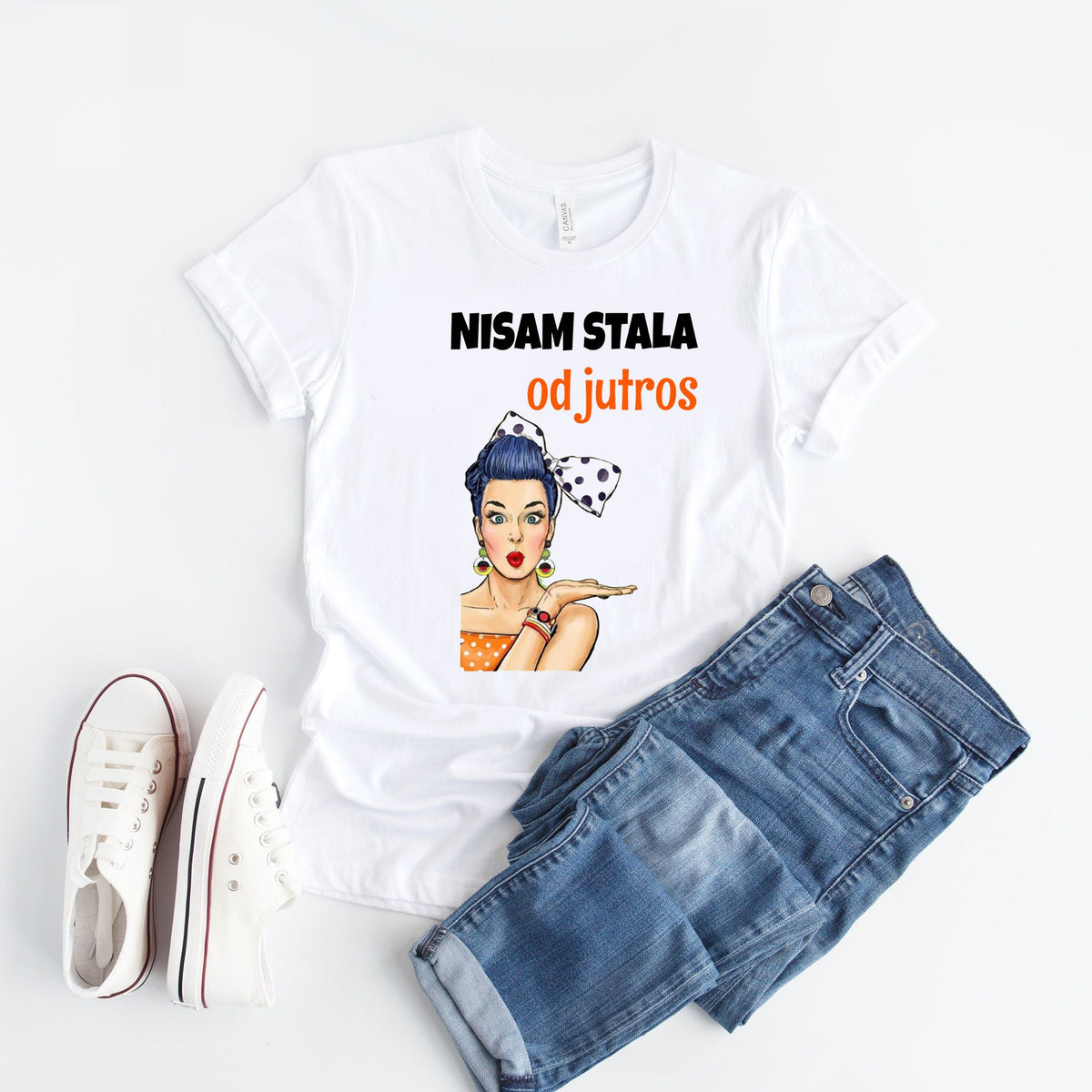 Nisam stala od jutros - ženska majica