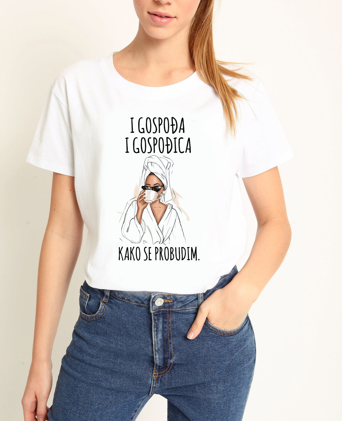 I gospođa i gospođica, kako se probudim - ženska majica