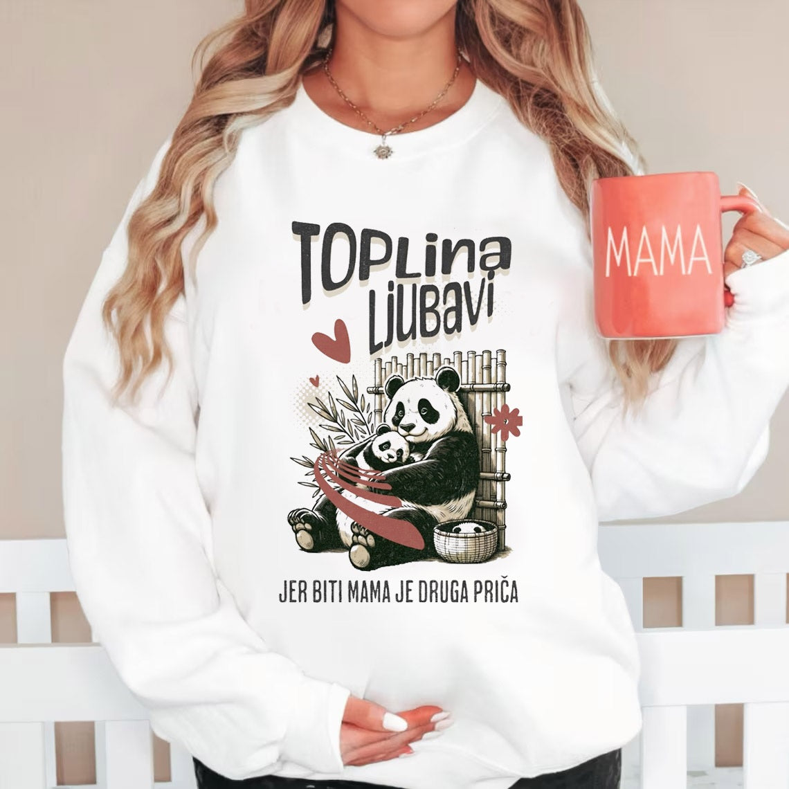 Toplina ljubavi, jer biti mama je druga priča - ženska majica