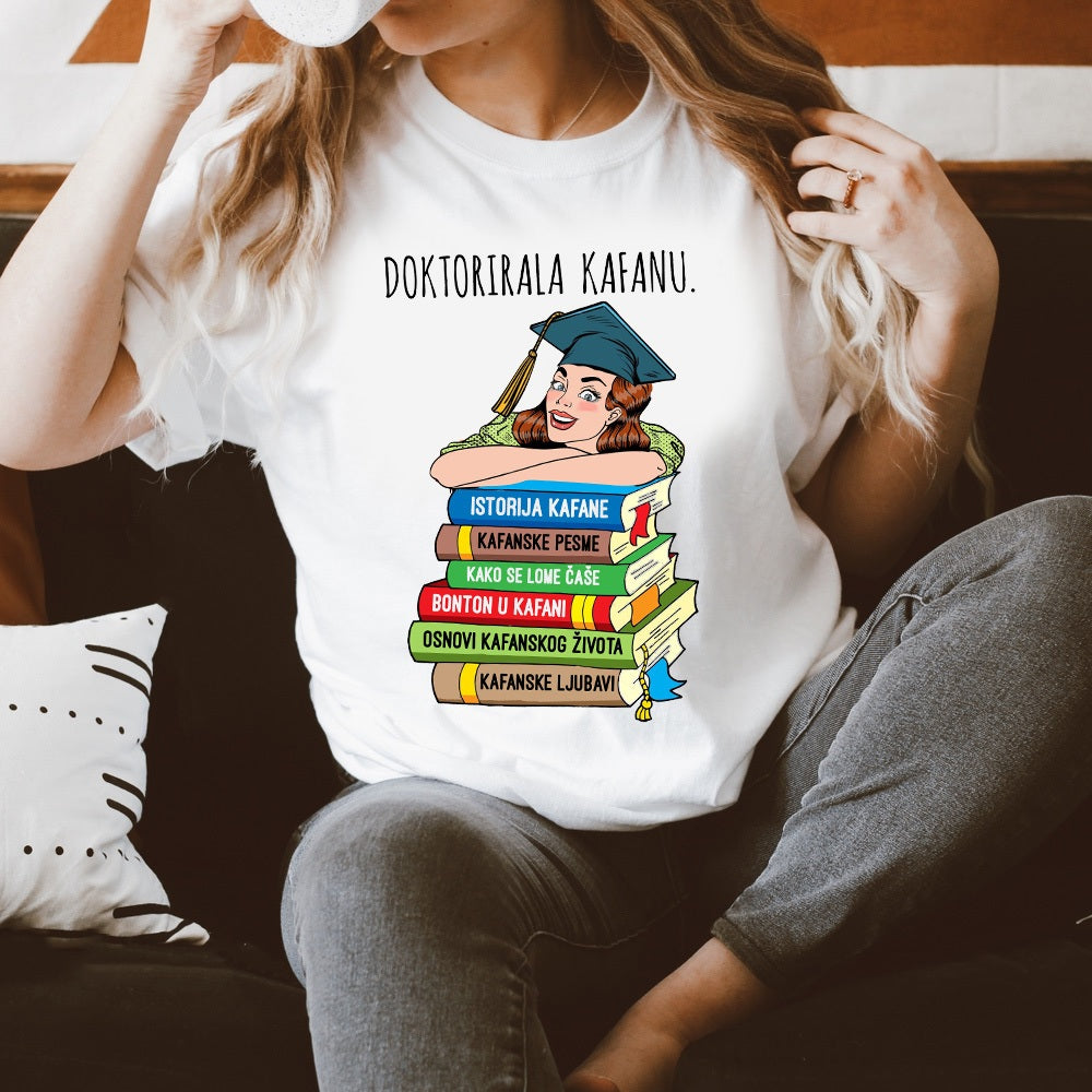 Doktorirala kafanu - ženska majica