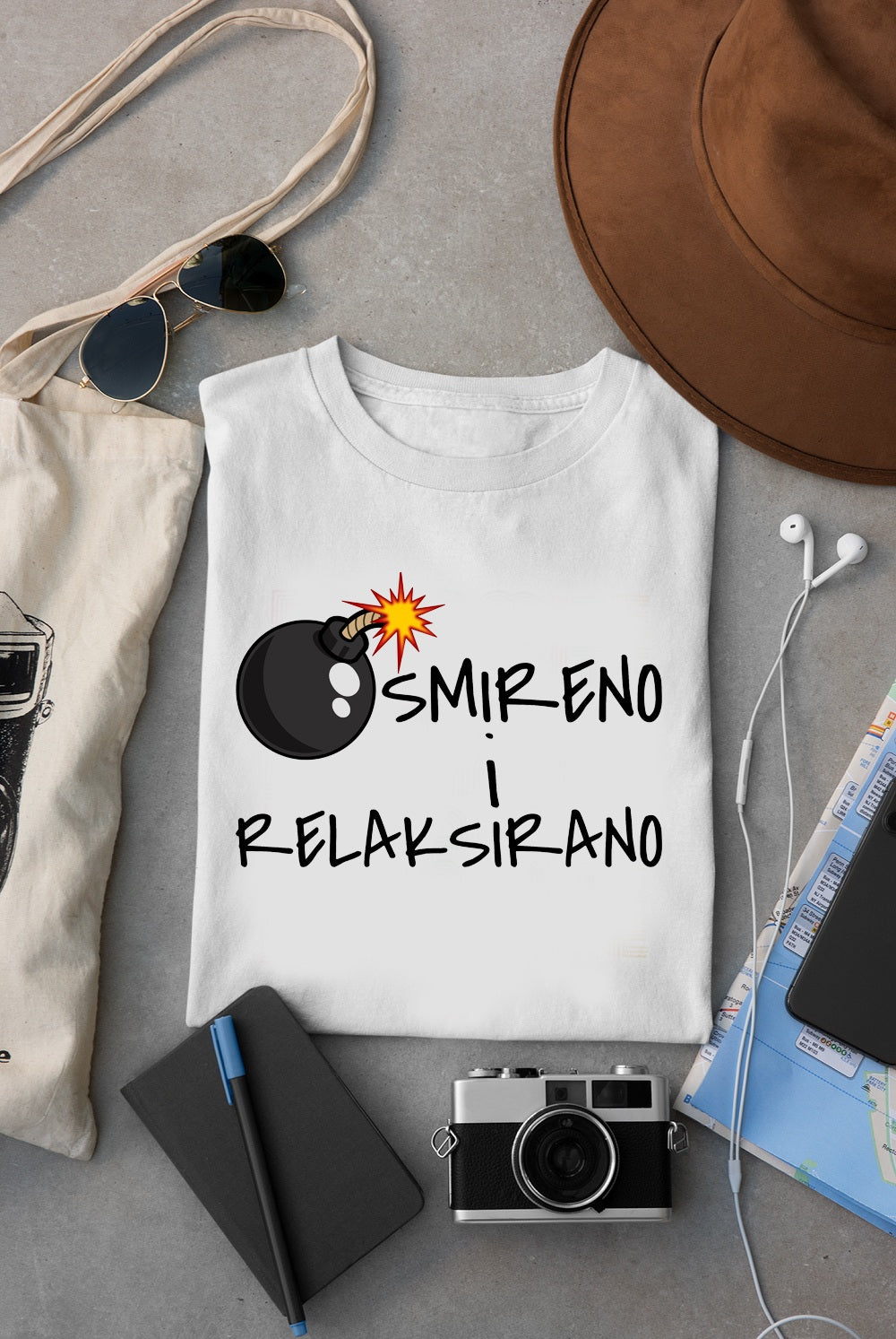 Smireno, relaksirano - ženska majica