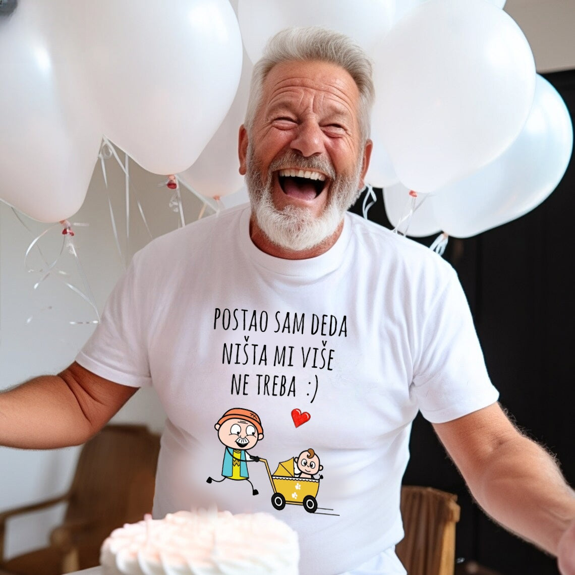 Postao sam deda, ništa mi više ne treba - ženska majica