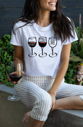 You, Me, Wine - ženska majica