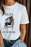 Zbog jer se svet vrti oko mene - ženska majica
