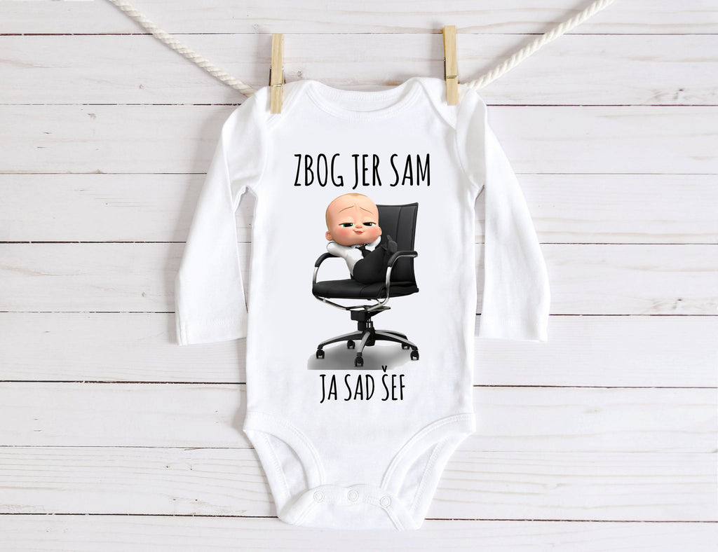 Zbog jer sam ja sad šef