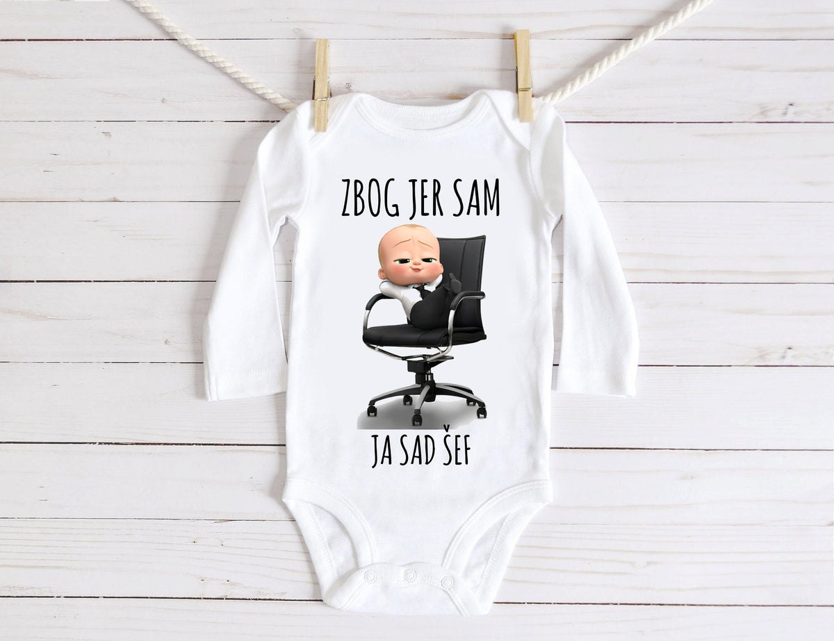 Zbog jer sam ja sad šef